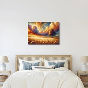 Obraz – Strom na poli (70x50 cm)