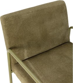 Zelené ženilkové kreslo Vince – MOME