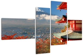 Hora Fuji - moderný obraz
