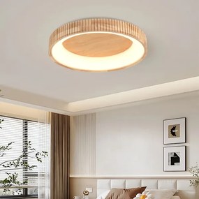 Brilagi - LED stropné svietidlo FALCON WOOD MODERN LED/40W/230V pr. 60 cm, drevené