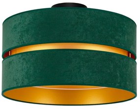 Duolla - Stropné svietidlo DUO 1xE27/40W/230V pr. 40 cm zelená/zlatá