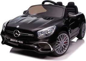 LEAN CARS Autobatéria Mercedes SL65 S Čierne lakované LCD