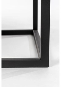 Čierna ratanová vinotéka na 8 fliaš, 80x100 cm Guuji - White Label