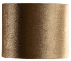 Zamatový tienidlo bronzové so zlatým vnútorným 18/18/14