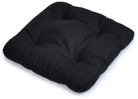 Podsedák na stoličku 40x40 cm - čierny