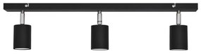 LED Bodové svietidlo TUNE 3xGU10/4,8W/230V čierna