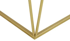 Set 2 ks. konferenčných stolíkov SIENE (MDF) (zlatá). Vlastná spoľahlivá doprava až k Vám domov. 1018586