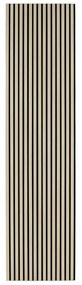 Drevený akustický panel, 2400 x 600 mm, dub morený
