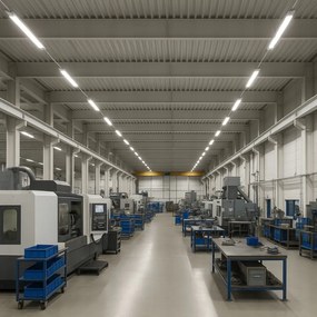 Hermetické LED svietidlo 46W 6500K 5600lm 150cm Phillips povrchová montáž do garáže