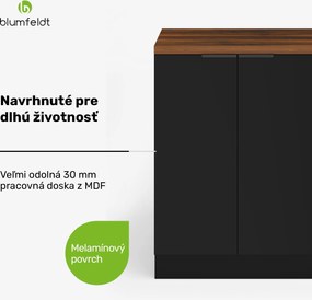 Blumfeldt WoodVista policový regál, Praktické usporiadanie políc, Ľahko udržiavateľné materiály, úložný priestor