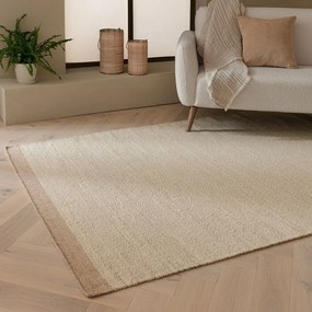 Béžový/krémový ručne tkaný vlnený koberec 200x290 cm Lima Sand – Asiatic Carpets