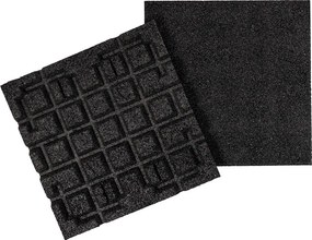 Gumová dlaždica ASLON 40 x 40 cm, čierna