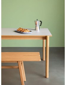 Jedálenský stôl z dubového dreva 107x190 cm Oblique – Hübsch