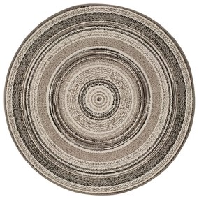Sivý vonkajší koberec Universal Verdi, ⌀ 120 cm