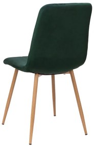Jedálenská stolička MONTANA zamatová, tmavozelená