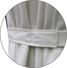 CH Sivý záhradný slnečník Roma s obalom+LED - 3x3m