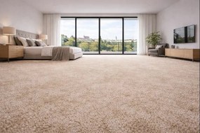 ITC, Koberec metráž Serenade 109, na mieru, šíře 4m,5m, béžová, filc, obývacia izba