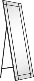 Zrkadlo v čiernom ráme Malaga, stojacie%
