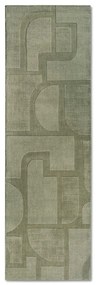 Zelený ručne tkaný vlnený behúň 80x250 cm Alexis – Villeroy&amp;Boch
