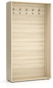 Šatníková stena BORDER, 5 háčikov, dub prírodný