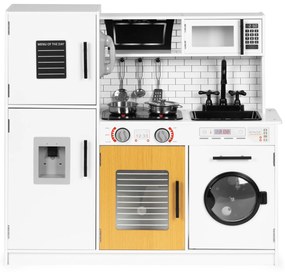 Veľká drevená kuchynka pre deti + zvuky a svetlá ECOTOYS