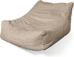 Sablio Sedací vak Lounge SOFTY - Sand - 120 x 100 x 80 cm