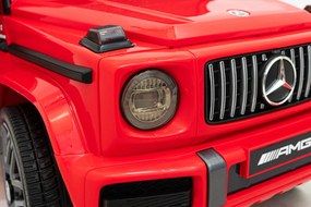 Ramiz Elektrické auto Mercedes AMG G63 pre deti červené + diaľkové ovládanie
