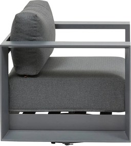 Hliníkové kreslo MADRID rotačné (antracit)