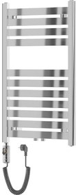 Mexen Uran, elektrické vykurovacie teleso 800x500 mm + vykurovacia tyč 300 W, chrómová, W105-0800-500-2300-01