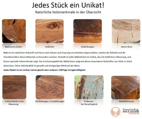 Mammut nástenný vešiak so 6 háčikmi, medový agát