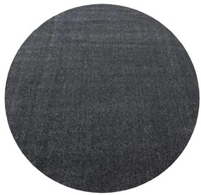 Ayyildiz, Kusový koberec Ata 7000 grey kruh, 200x200 (priemer) kruh, šedá, obývacia izba