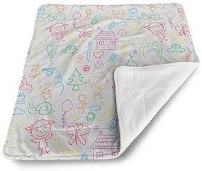 Sablio Deka pre bábätko Farebná škôlka - 80x100 cm