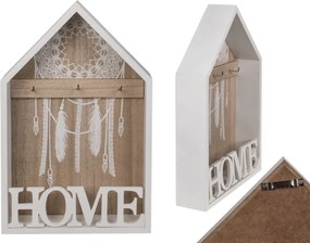 GiftyCity Drevená skrinka na kľúče Home