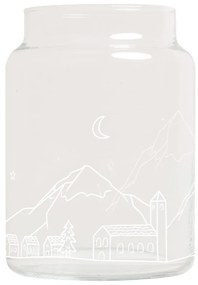 Eulenschnitt Sklenená váza Snowy Landscape 14 cm