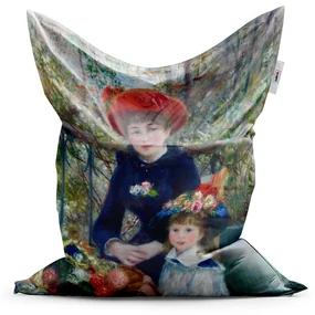 Sablio Sedací vak Dve sestry (Na terase) - Pierre-Auguste Renoir - 200x140 cm