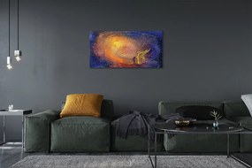 Obraz canvas man sky 140x70 cm