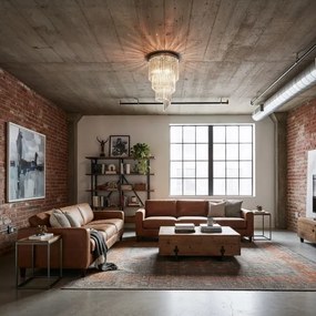 Ideal Lux-Krištáľový prisadený luster CARLTON 8xE14/40W/230V pr.40cm lesklý chróm