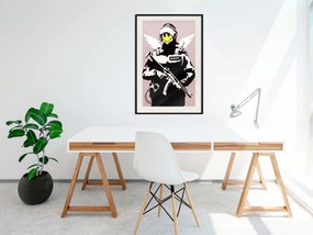 Artgeist Plagát - Policeman [Poster] Veľkosť: 30x45, Verzia: Zlatý rám