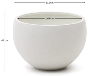 Kvetináč z cementu ø 72 cm Grau – Kave Home