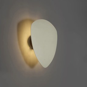 Dizajnové nástenné svietidlo béžové organické 32 cm 2-svetlá - Pulley