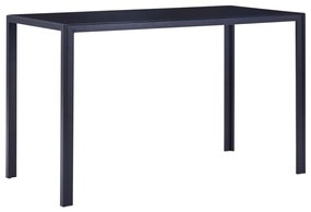 vidaXL 7-dielna jedálenská súprava kávová