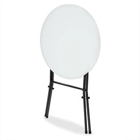 Cateringový skladací barový stôl STABLE 72 cm biely