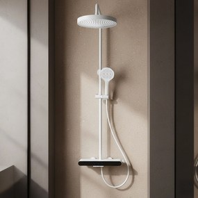 Rea Farel, sprchový set s vaňovým výtokom, biela, REA-P0353