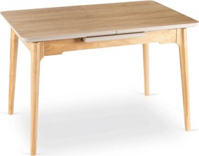 Keramický stôl ADAMO 138-178 cm dub