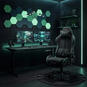 Látková herná stolička čierno-zelená Diablo X-One 2.0 Forest Green King