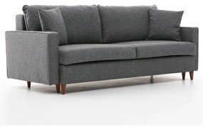 Tmavosivá rozkladacia pohovka 210 cm Eva – Balcab Home