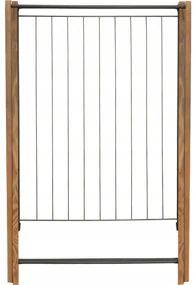 Erga Aurora Strong, drevený vešiak na sušenie bielizne 97,5x69,5x90 cm na postavenie, hnedá-čierna, ERG-SEP-1002SEPSULUNA
