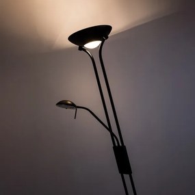 Brilagi - Stmievateľná stojacia lampa SCARLETT 1xR7s/230W/230V + 1xG9/40W čierna