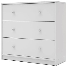 Biela komoda Tvilum May, 72 x 68 cm