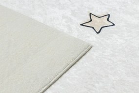 Koberec protišmykový BAMBINO 1278 Vesmír - krémový